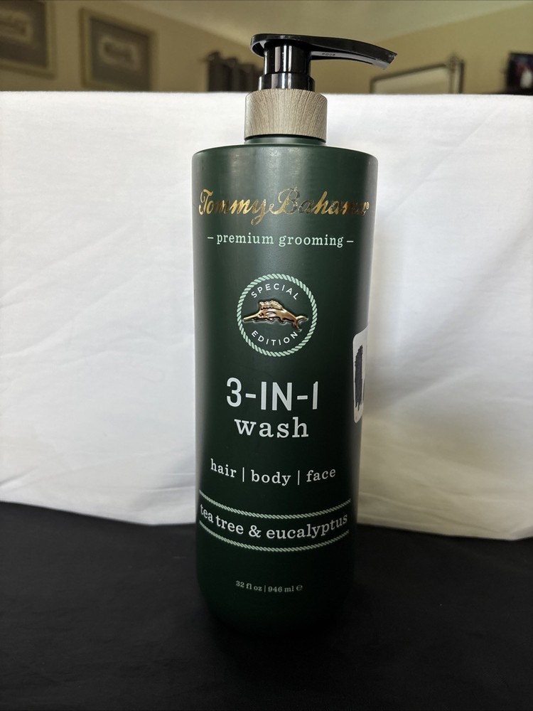 Tommy Bahama Premium 3-in-1 Hair Body & Face Wash - Eucalyptus & Tea Tree 32 oz