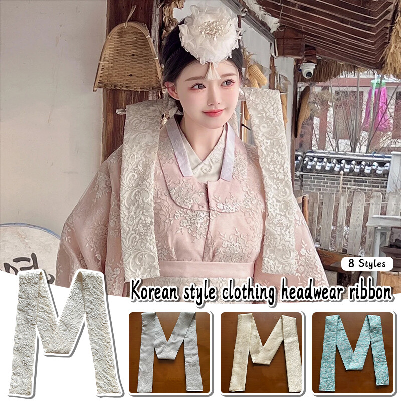 Girls Stage Performance North Korean Headwear Raditional Ribbon Wedding Hairband