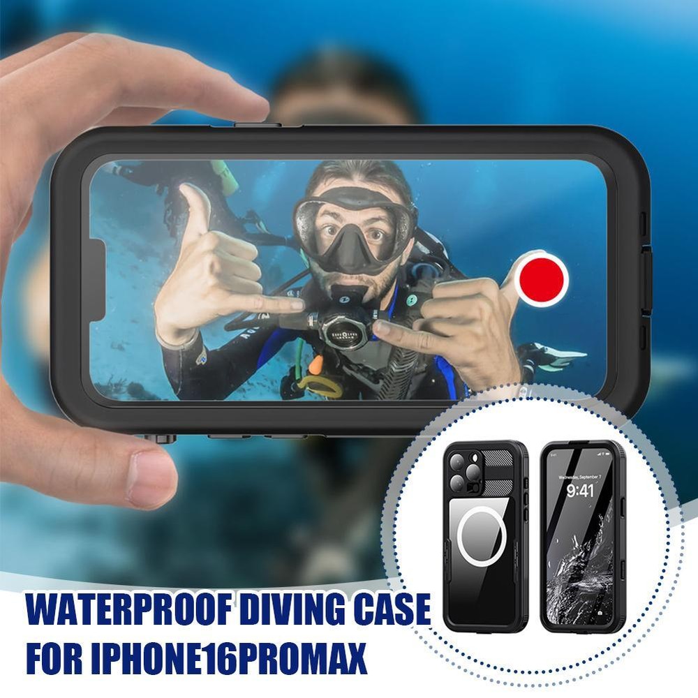 FOR IPhone16 Pro Max Mobile Phone Waterproof Diving Protection Case Hot A4