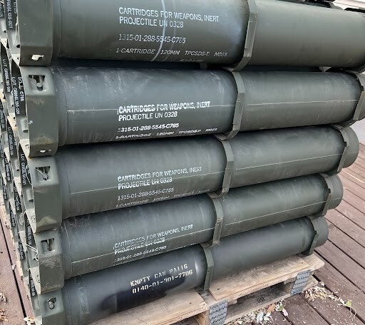 FLASH SALE | PA116-MILITARY AMMO CAN | For 120MM Tank Round | Single Can | EMPTY-image