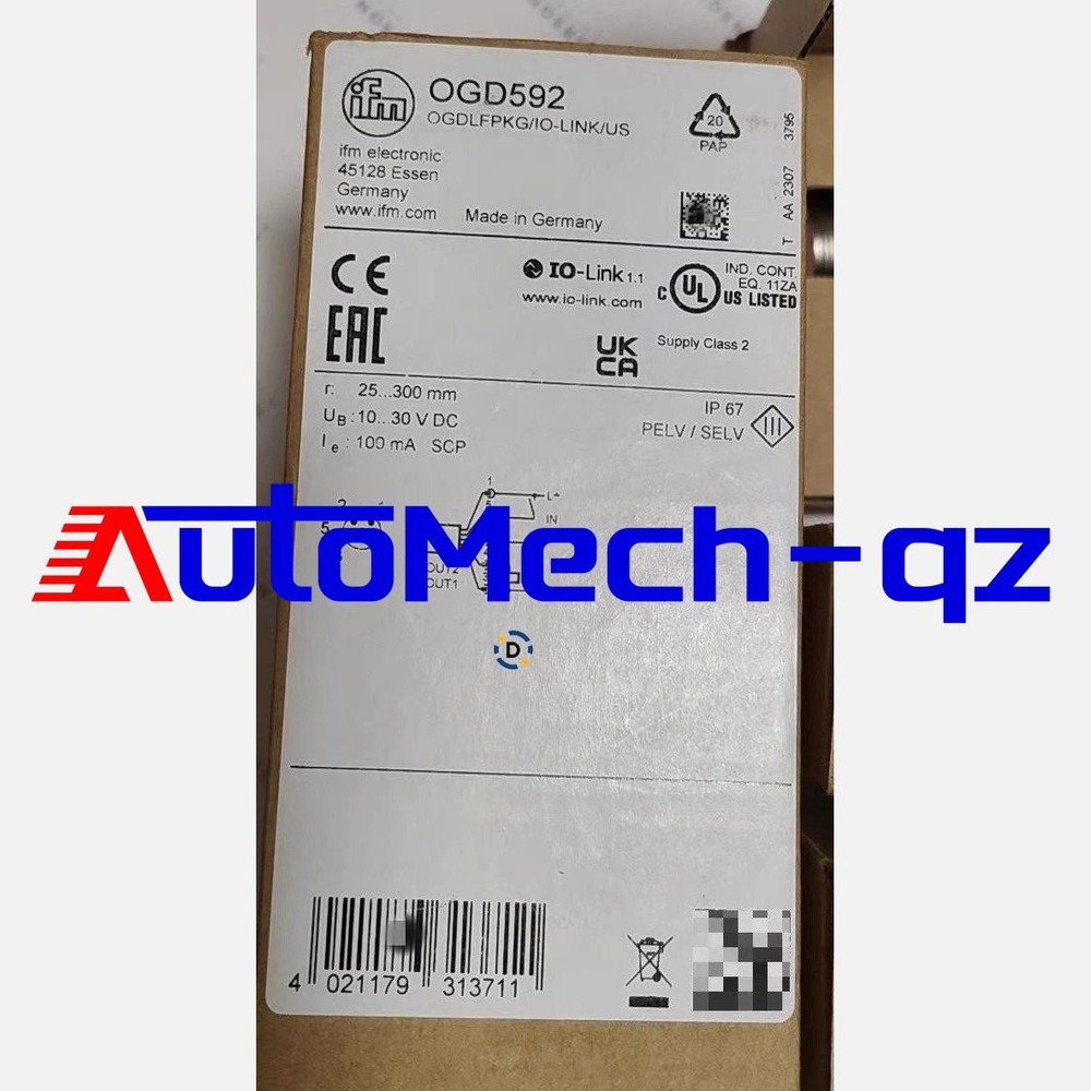 New IFM OGD592 Laser ranging sensor