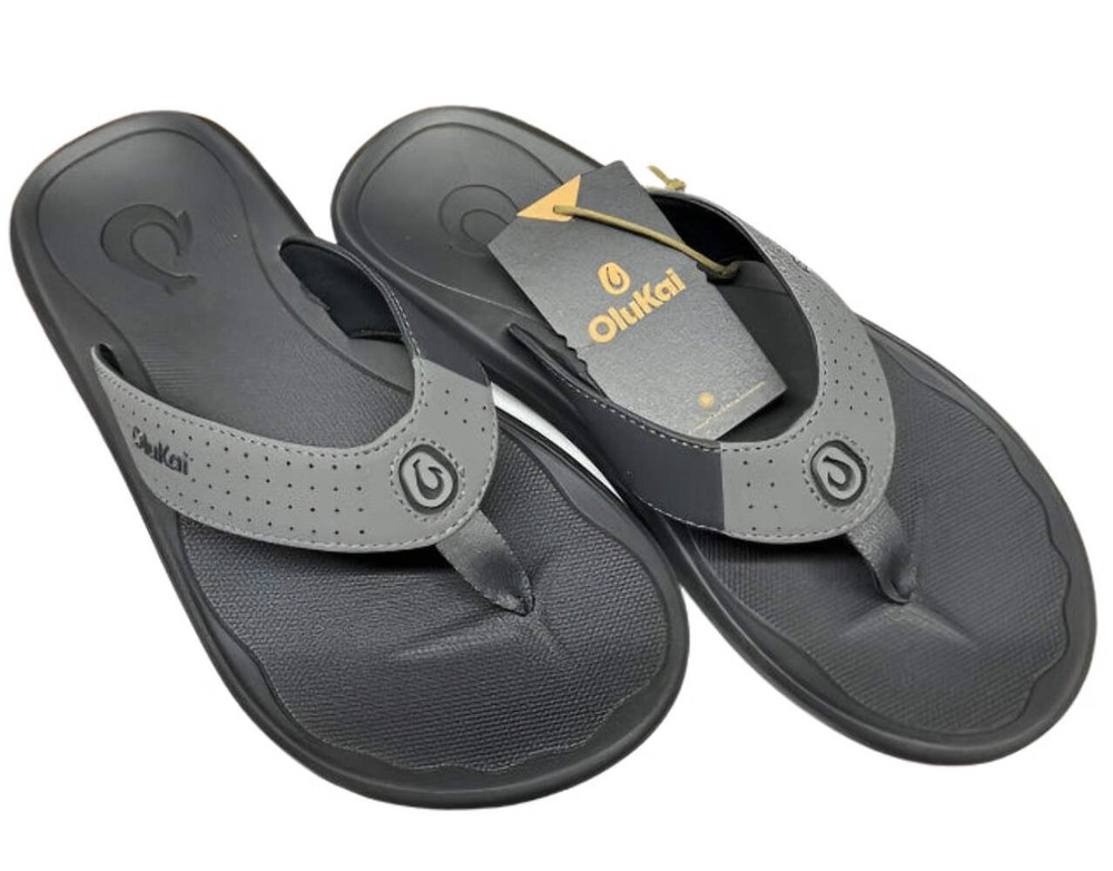Olukai KI'I-Rock Lave Rock Mens Comfortable Outdoor Sandals