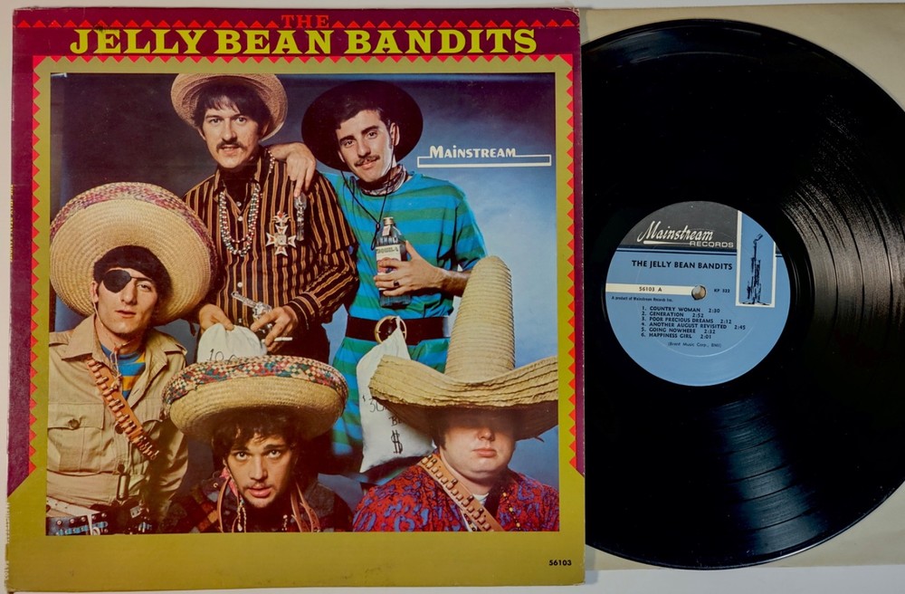 Jelly Bean Bandits, the Self-Titled LP Mainstream Mono Psych Rare!!