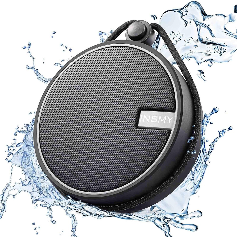 C12 IPX7 Waterproof Bluetooth Shower Speaker Compact Portable Wireless Audio