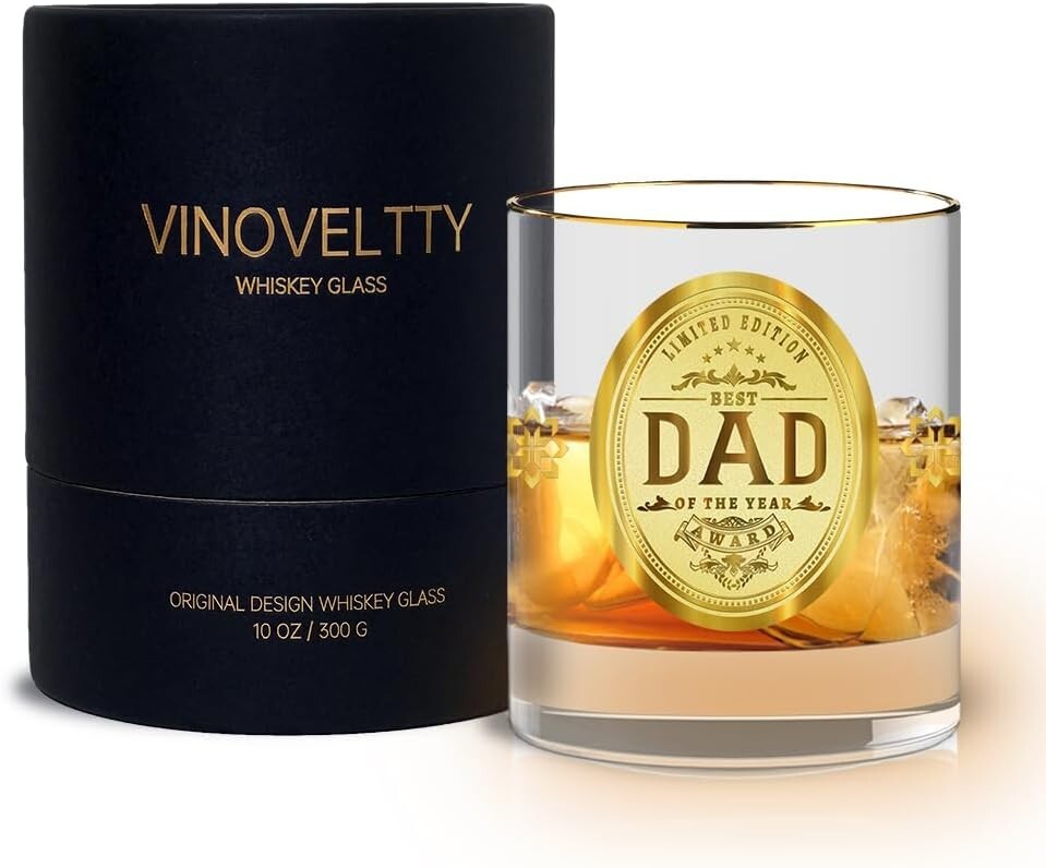 Best Personalized Whiskey Glasses for Dad - Ideal Father's Day Gift