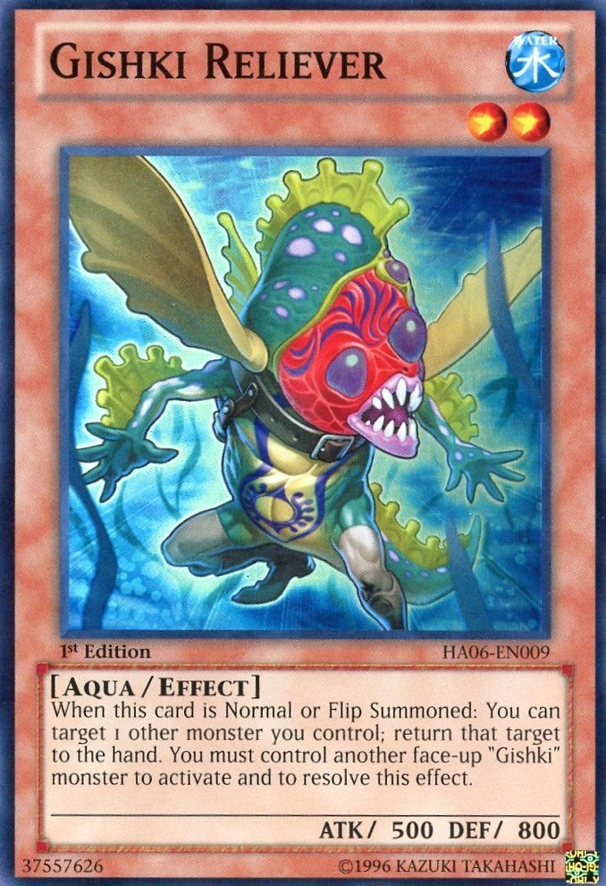 Gishki Reliever HA06-EN009 Super Rare 1st Edition Lightly Played