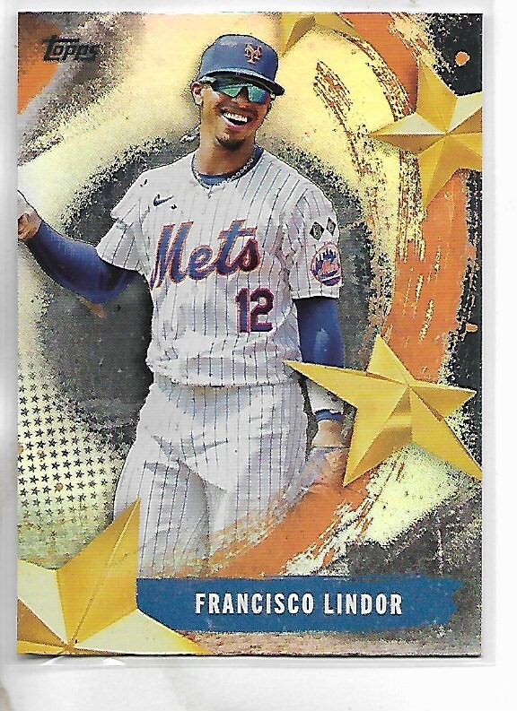 2025 Topps Series 1 Francisco Lindor Stars of MLB Insert