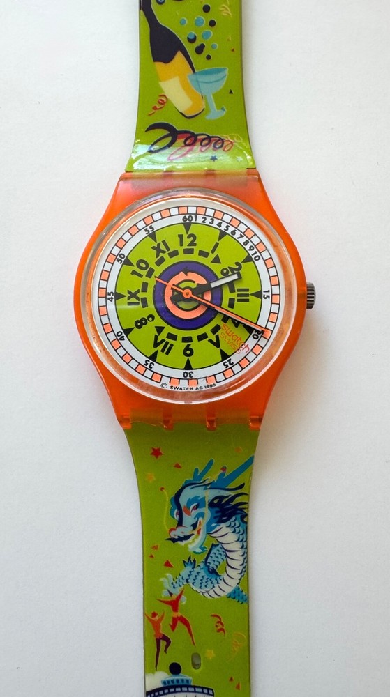 Swatch Originals 1999 Millenia Mania Limited Edition Watch G101C Singapore