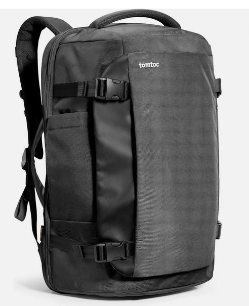 40L Tomtoc Travel Backpack - TSA-Friendly, Water-Resistant & Durable Carry-On
