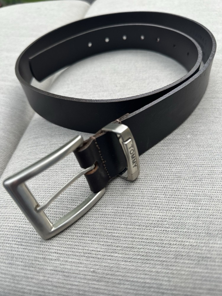 Tommy Ranka Dark Brown Leather Belt XL PreOwned