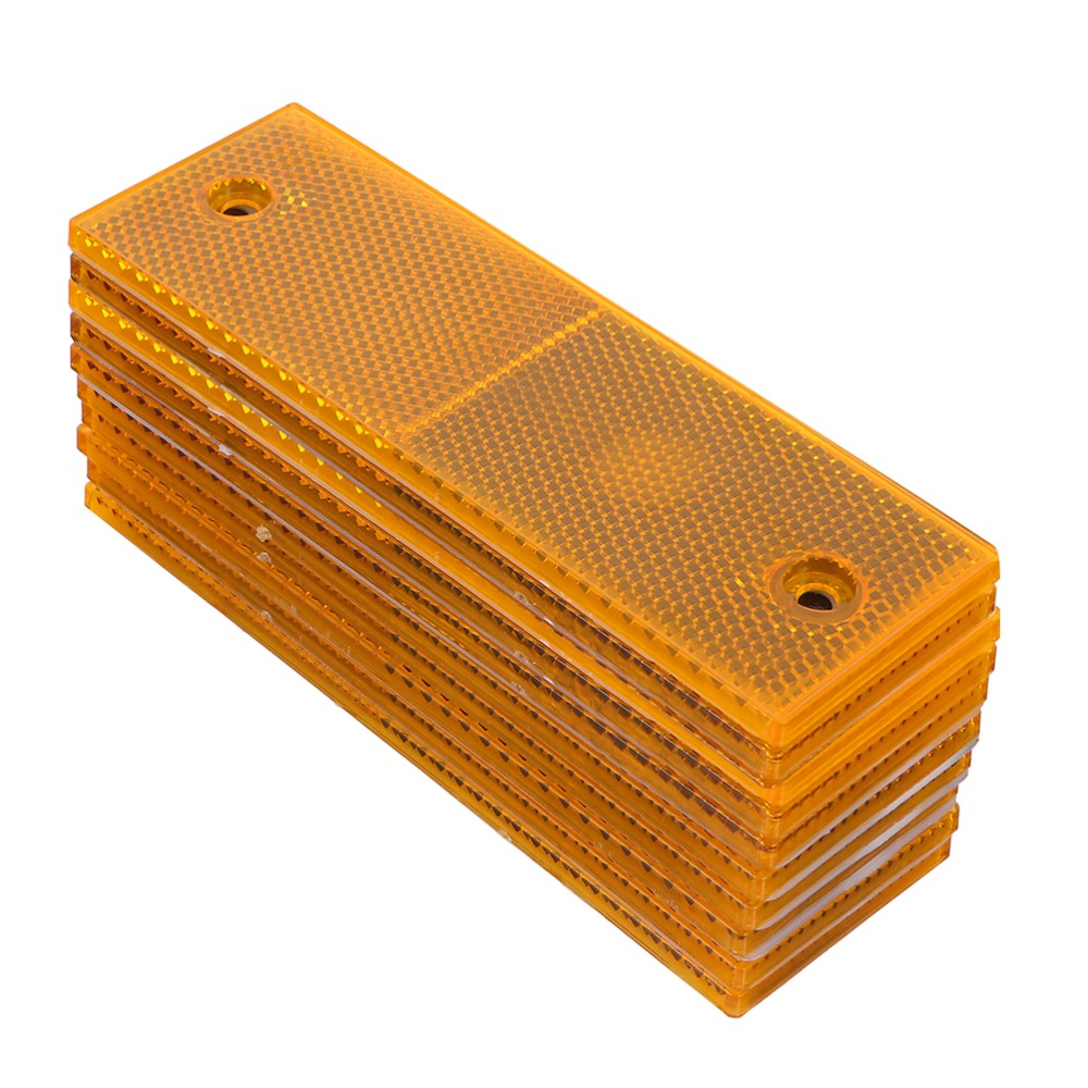 10-piece reflective bike warning stickers for gates and safety