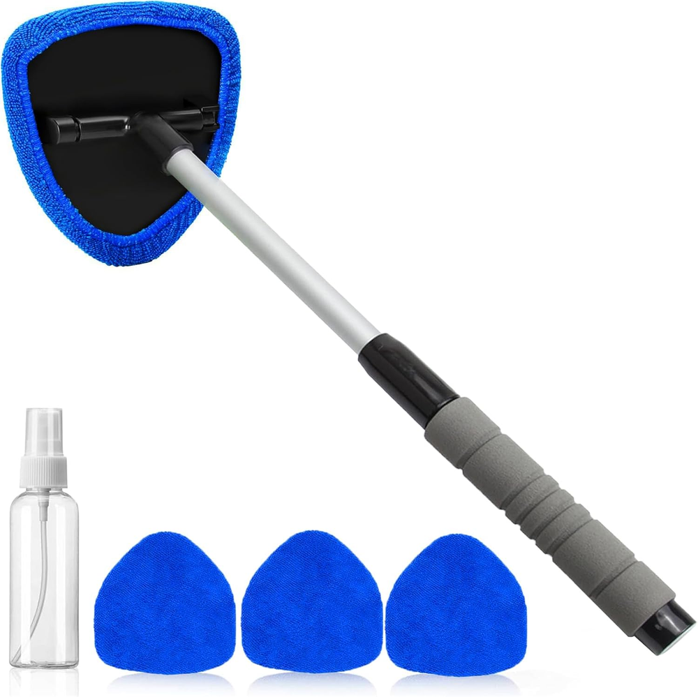 Desin Windshield Cleaning Tool, Car Window Cleaner Windshield Cleaner with 4 Reu