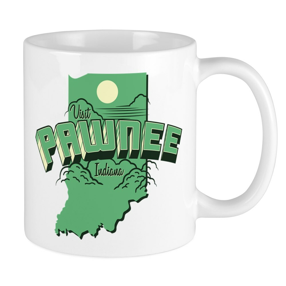 CafePress Visit Pawnee 11 oz Ceramic Mug (264519894)