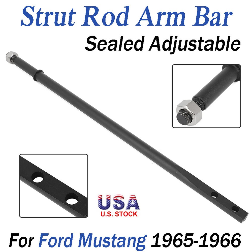 1965-1966 Ford Mustang Adjustable Sealed Front Strut Rod Arm Bar Left Right  