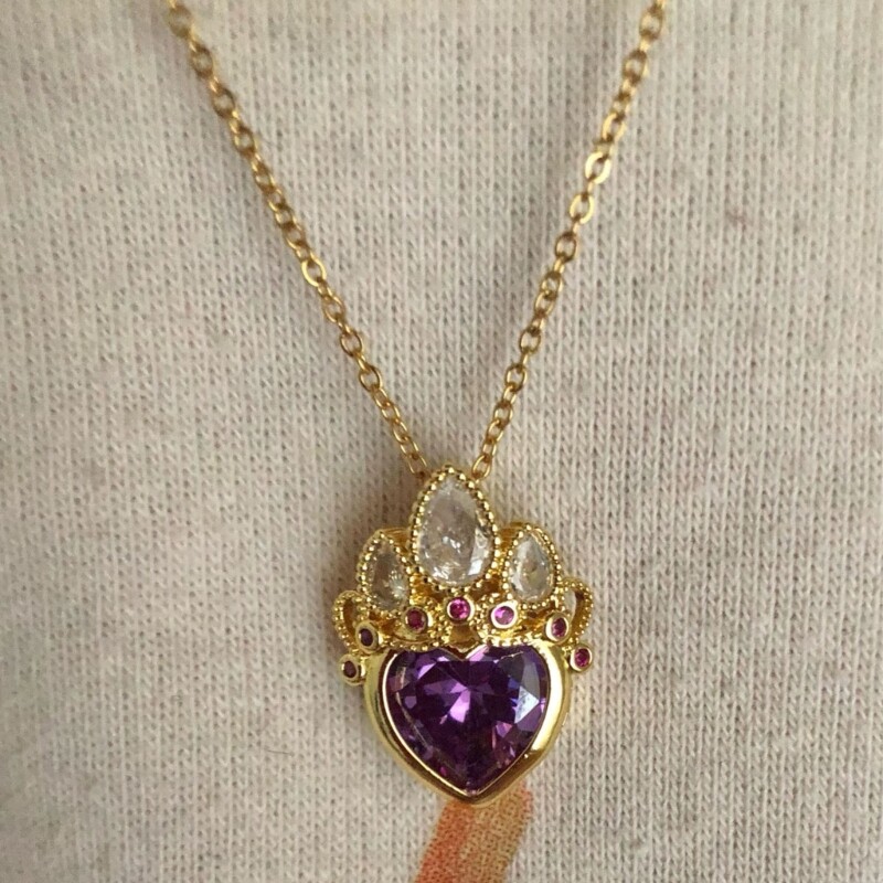 Heart Pendant Necklaces Pendant Chokers Y2k Party Jewelry Alloy Material