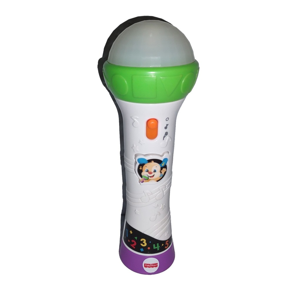 Fisher Price Laugh & Learn Rock & Record Color Changing Microphone