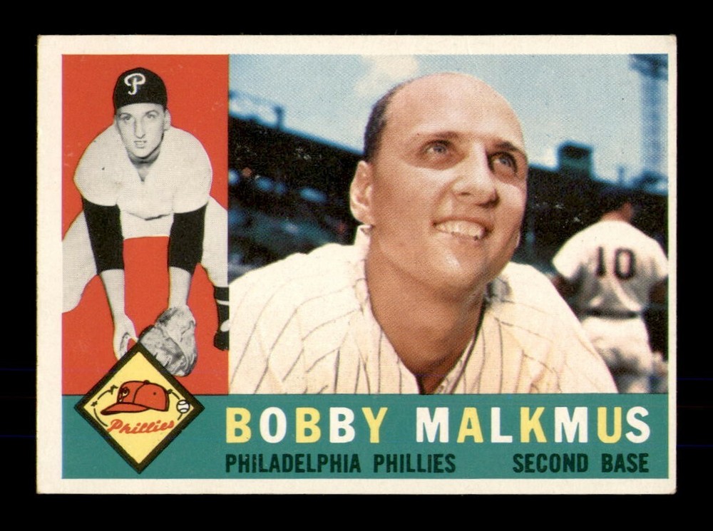 1960 Topps #251 Bobby Malkmus EX-MT Vintage Baseball Card OBGcards