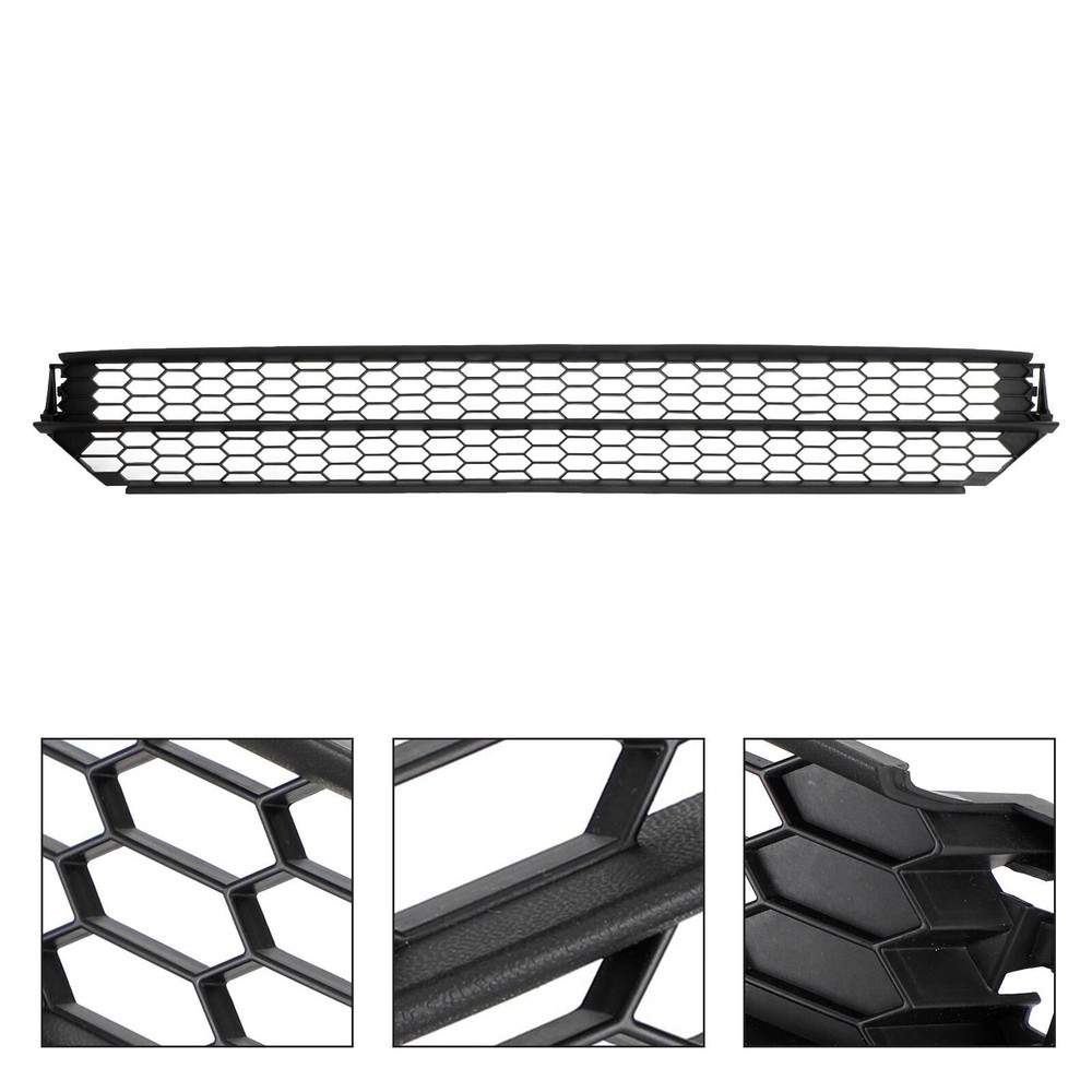 Honeycomb Front Bumper Lower Grill Grille Fit VW Passat 2012-2015 Black
