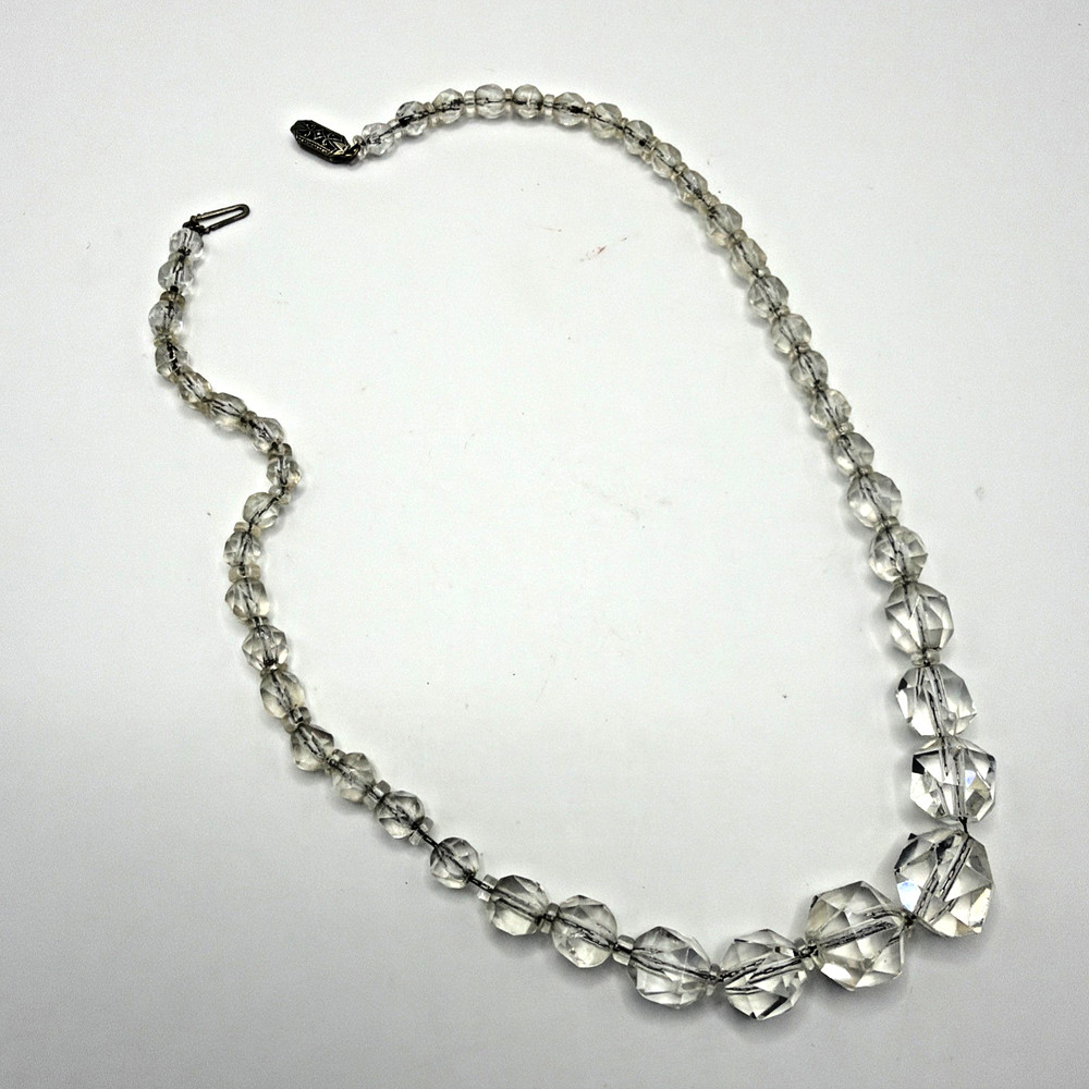 Art Deco Crystal Graduated Necklace