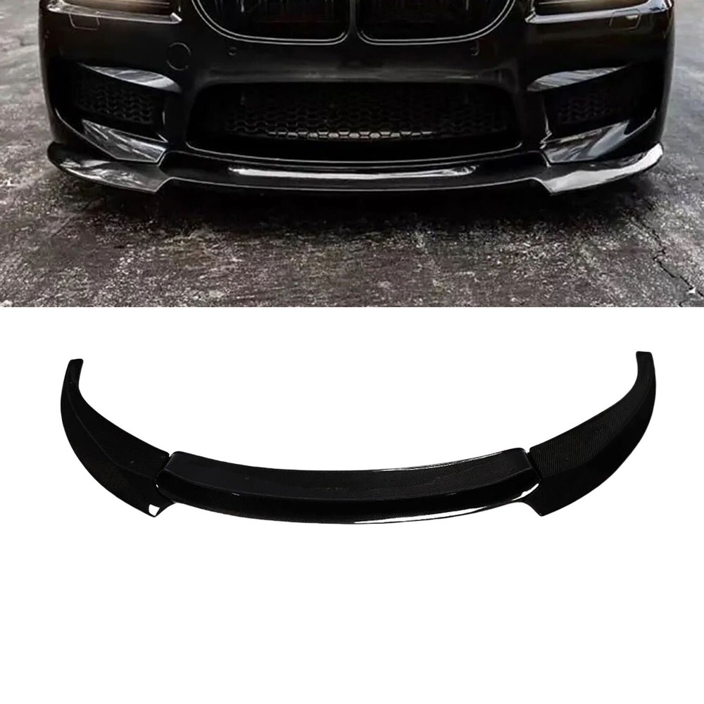 For BMW 6 Series F06 F12 F13 M6 GLOSSY BLACK Front Bumper Lip Spoiler Splitters