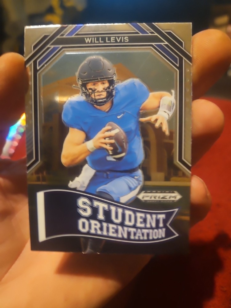 2023 Panini Prizm Draft Will Levis Rookie Card Student Orientation Edition