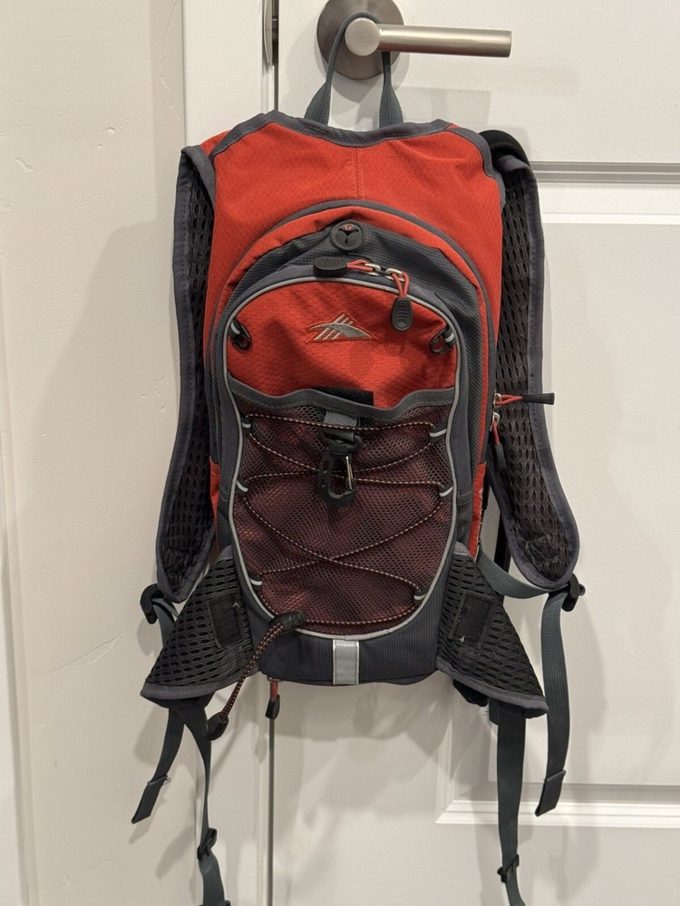 NEW HIGH SIERRA Hiking Hydration Carrier Backpack Camping 2L Outdoors Red