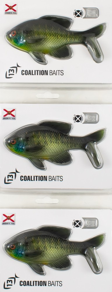 (LOT OF 3) 13 FISHING COALITION THE GILL 5.25