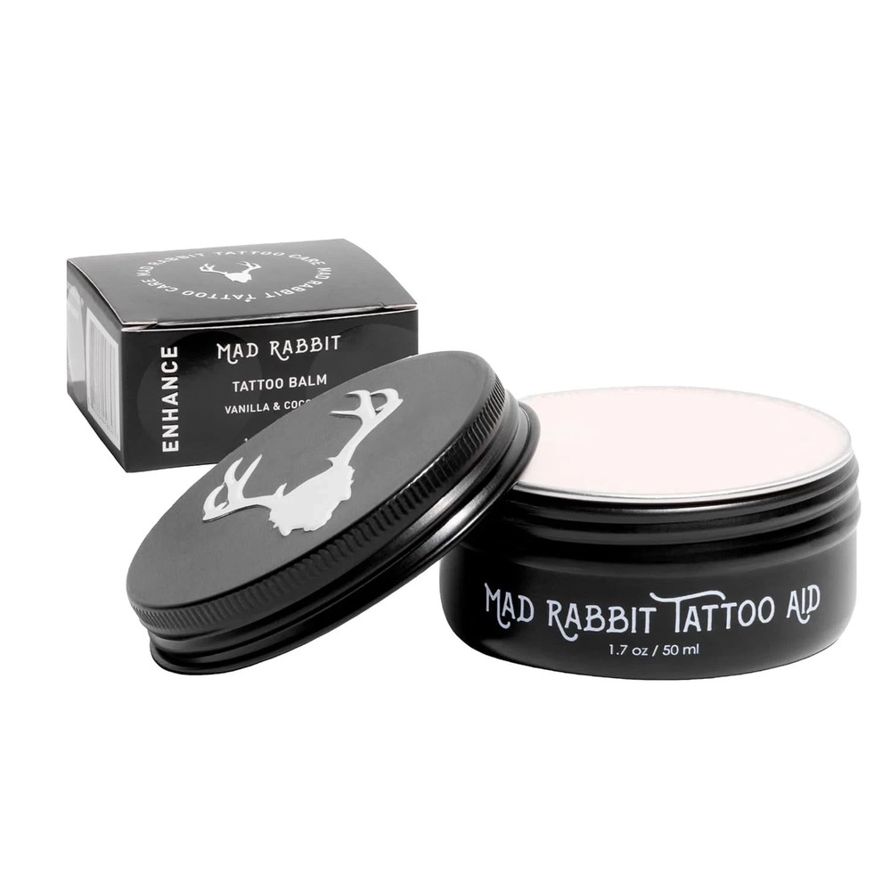 Mad Rabbit Tattoo Balm And Aftercare Cream- Color Enhancement That Revives Old +
