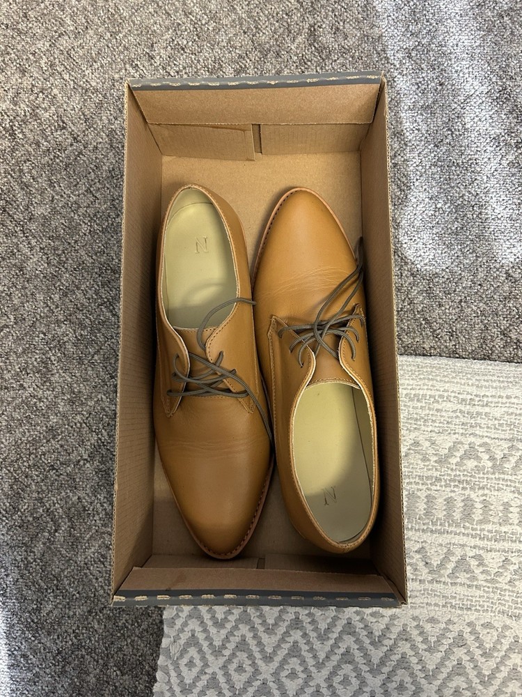 Nisolo James Oxford In Almond Size 8.5