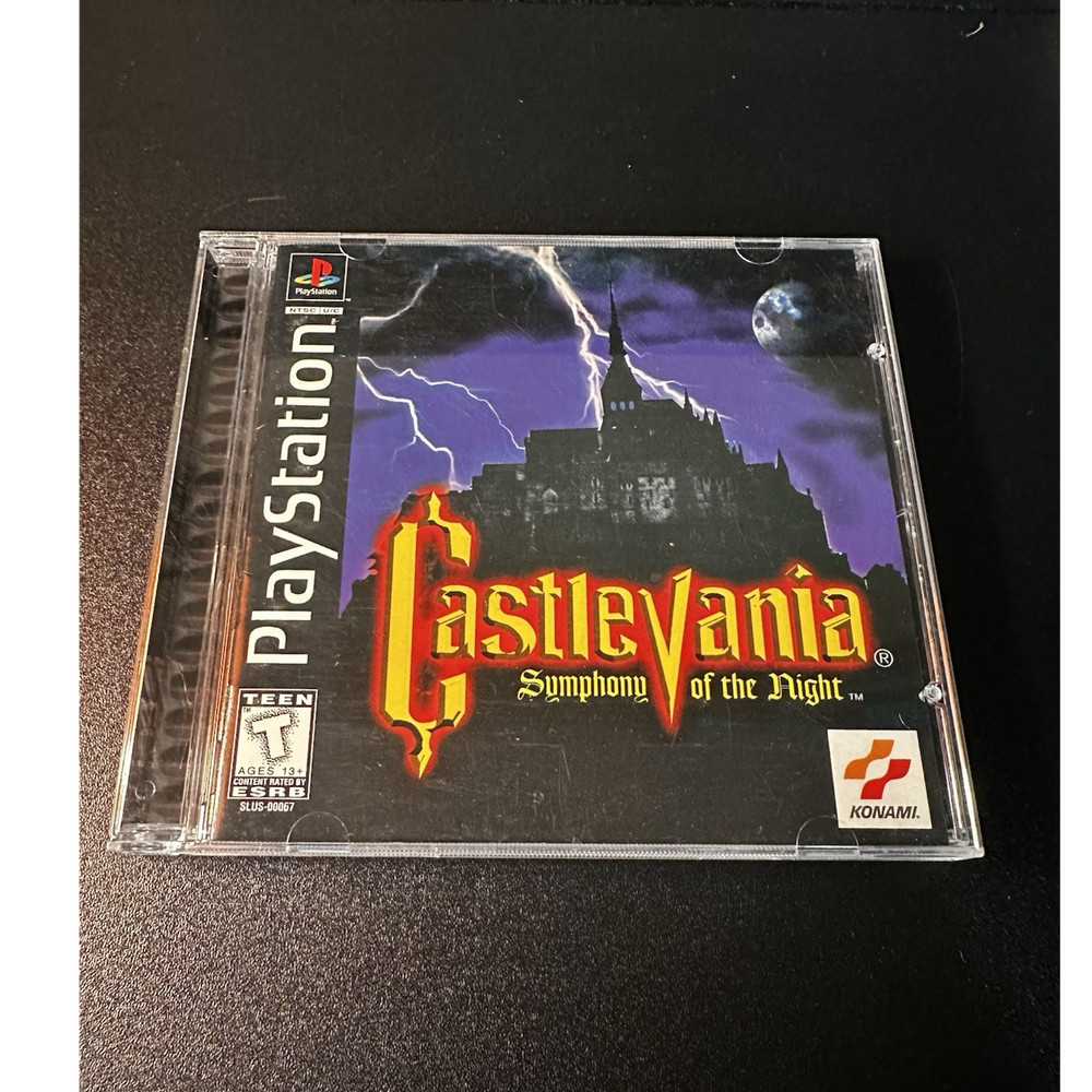 Konami Castlevania Symphony of the Night PlayStation 1 Manual Case