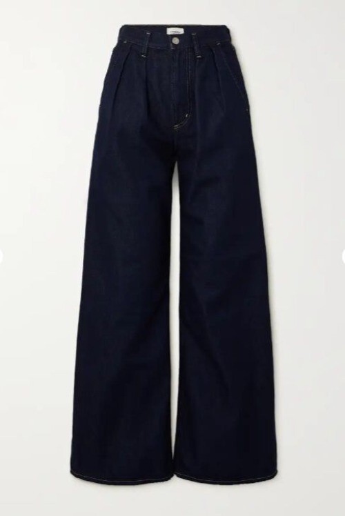 CITIZENS OF HUMANITY Maritzy 90s Dark Pleated Wide-Leg Jeans Size 31