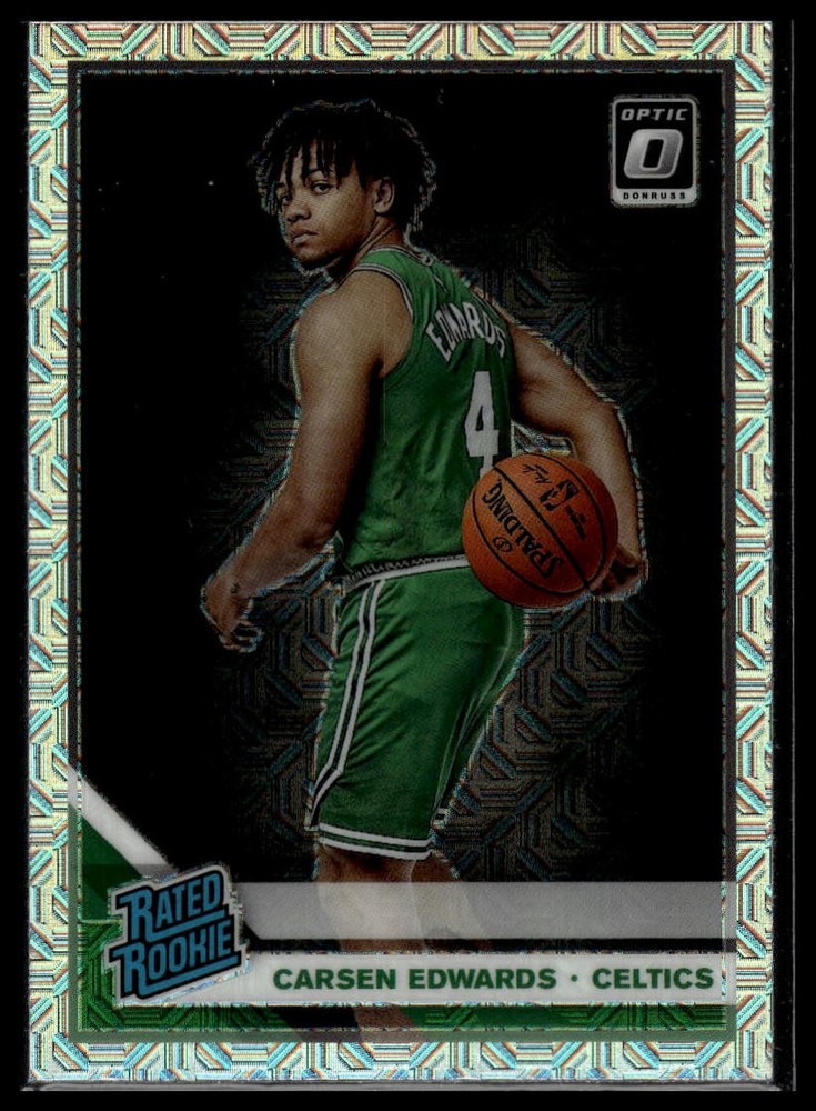 2019-20 Donruss Optic Carsen Edwards Choice Silver Rated Rookie #196