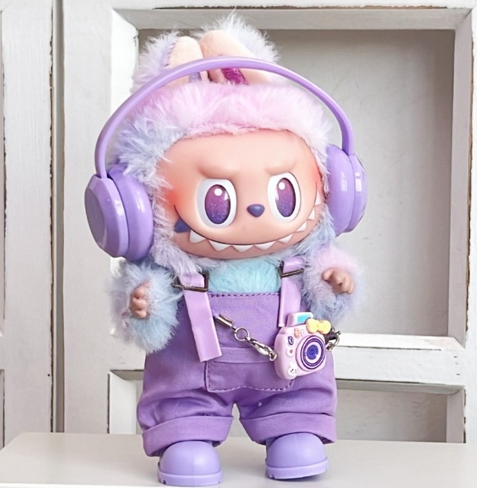 17cm LABUBU Plush Doll Outfits - No Toys Included - Handmade Monster Clothes