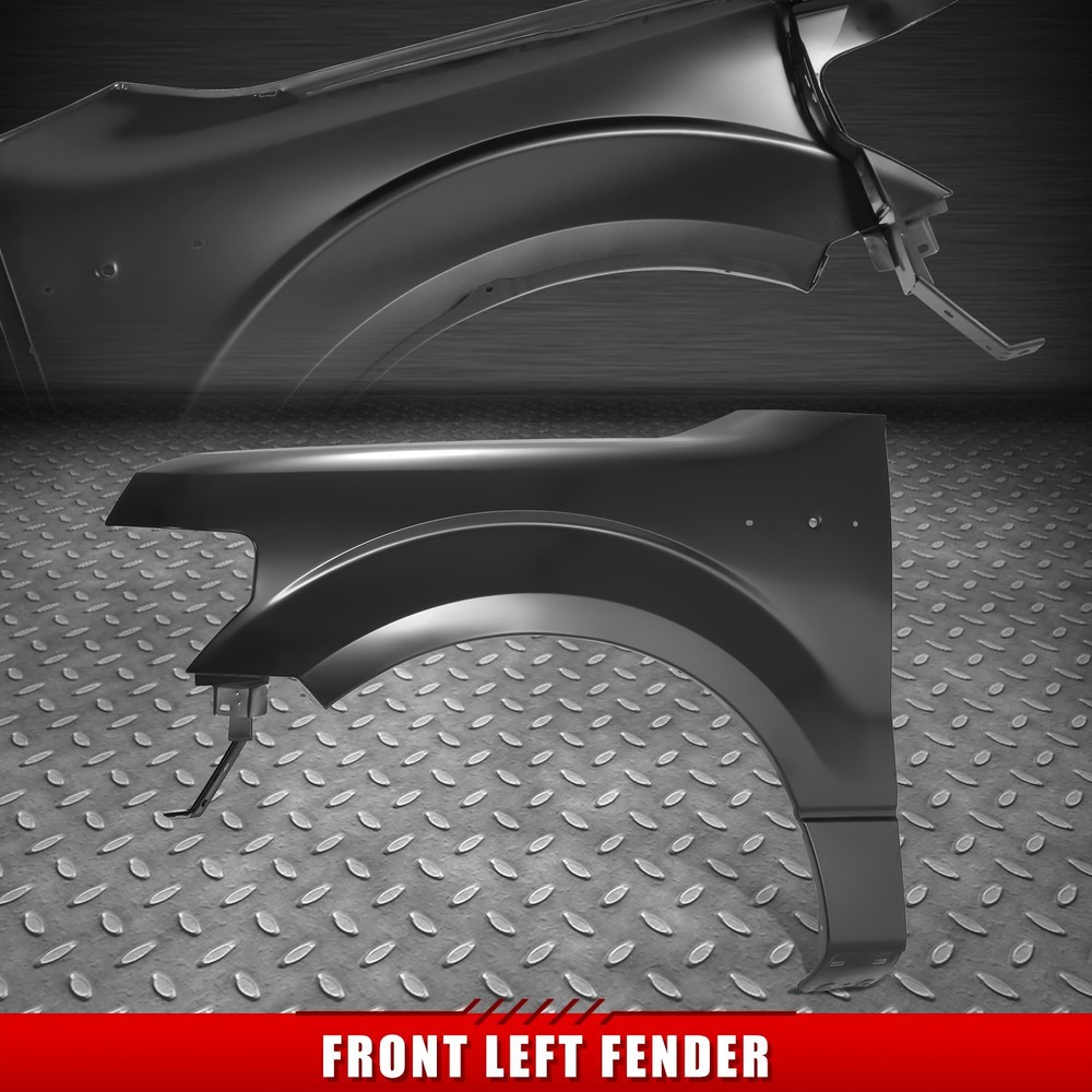 CAPA Certified Front Left Driver Side Fender Primed Steel for 2009-2014 Ford F-150 BL3Z16006A
