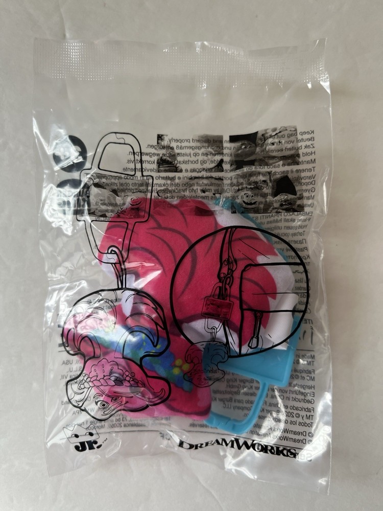 2024 Trolls Poppy Keychain from Burger King x DreamWorks