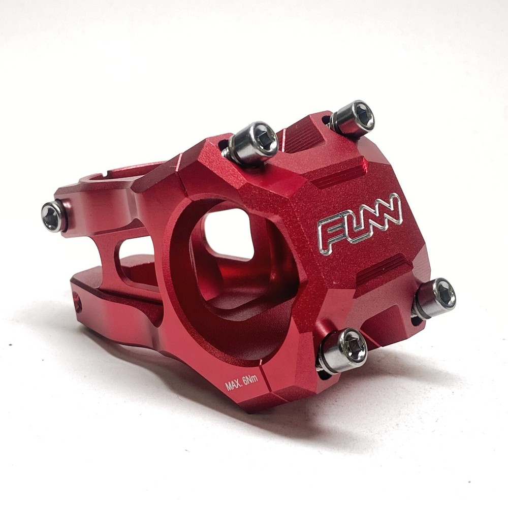 Funn Strippa EVO MTB Stem, Bar Clamp 35mm (Length 45mm, Red)- Clearance Sale-image