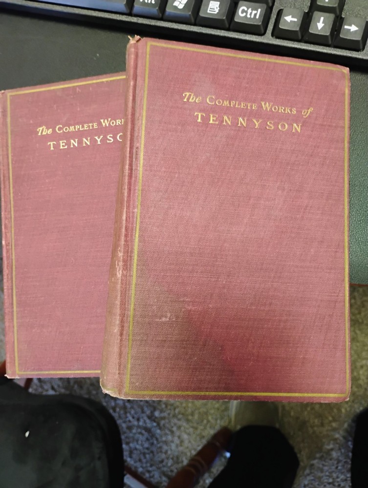 The Complete Poetic Works Of Alfred Lord Tennyson 2- Volume Antiquarium  Set