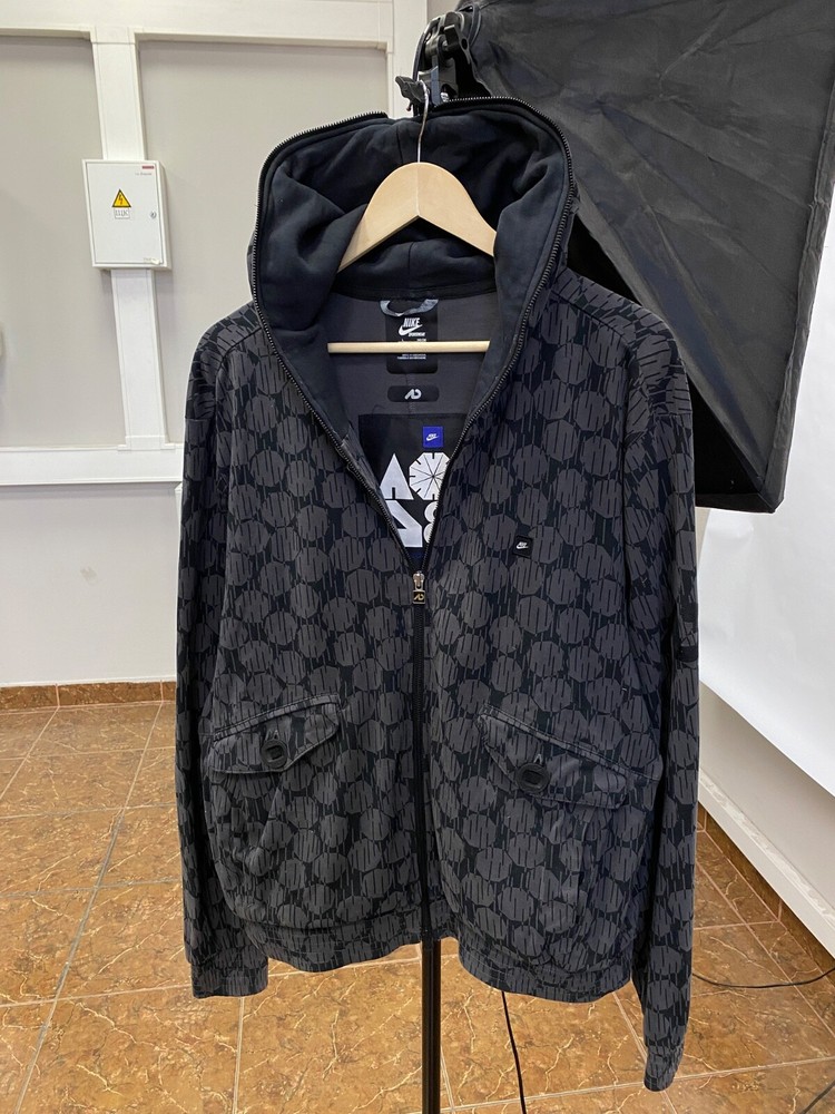 🇯🇵 Vintage Nike Full Zip hoodie Japan Style Rare Retro Y2K size L