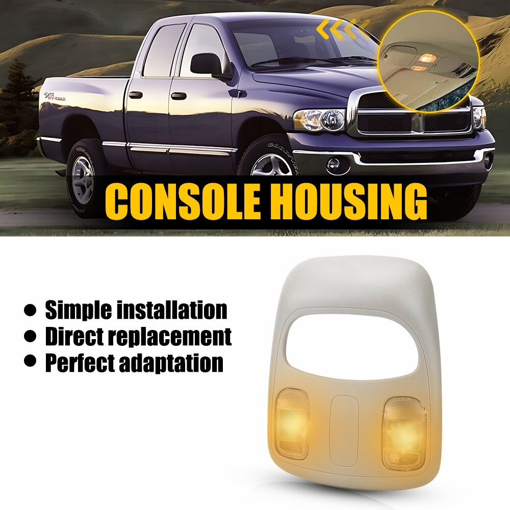 1DK78-BD1AA Assembly Overhead Console Housing For 2002-2008 Ram 1500 2500 3500