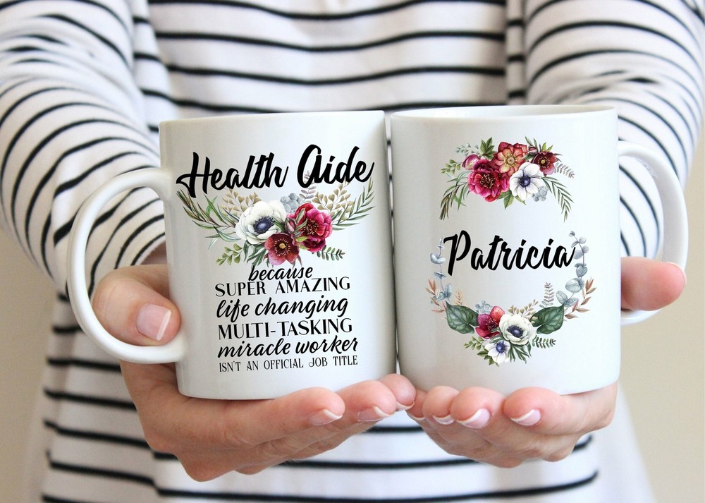 Personalized Health Aide Gift For Women L Thank You Appreciation Birthday