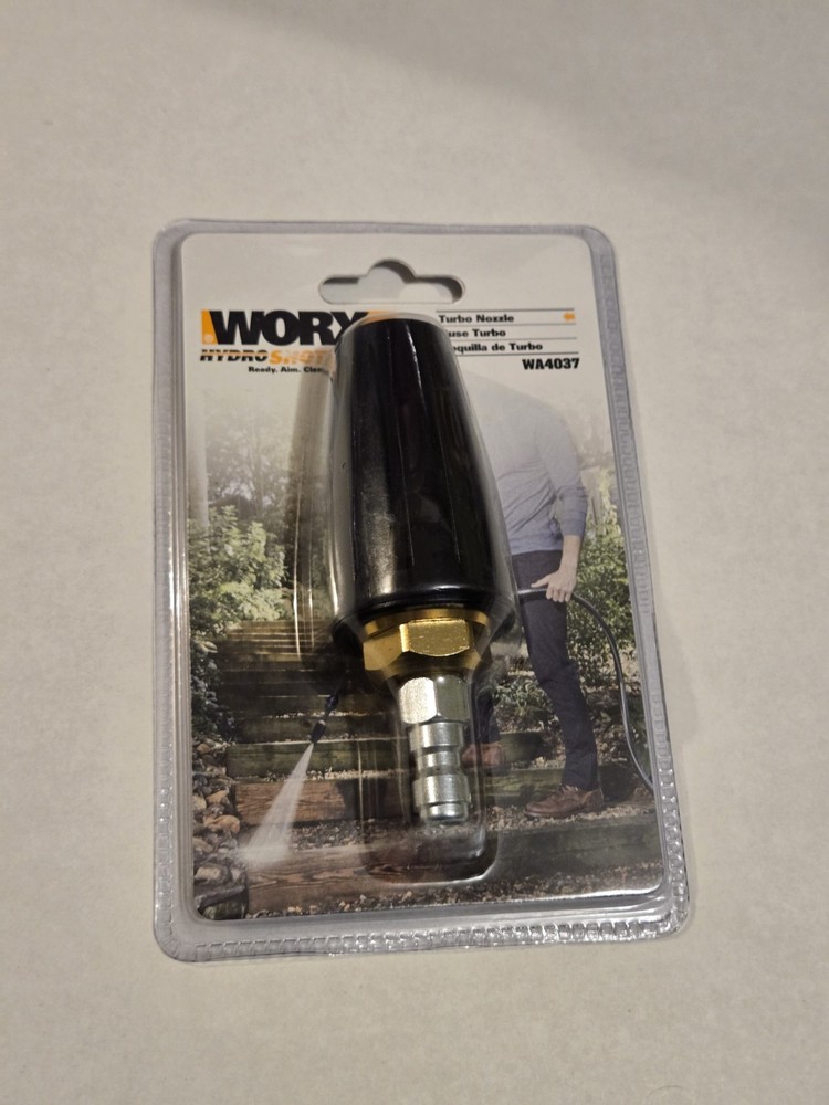 WORX Hydroshot WA4037 Turbo Nozzle Accessory for Portable Pressure Cleaner