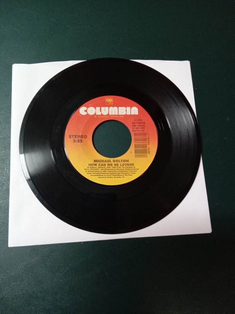 Michael Bolton - How Can We Be Lovers + That's What Love is All About - 45 RPM