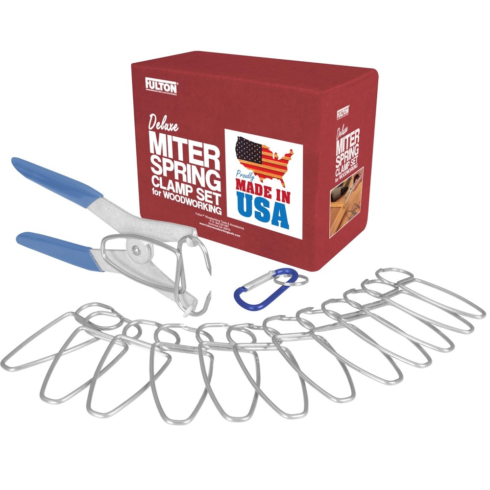 Fulton Spring Clamp Pliers with 13 Clamps and Hip Clip USA Made