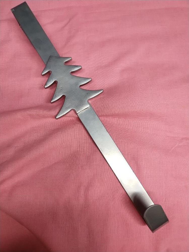 Metal Over-the-Door Wreath Hanger for Easy Holiday Decorating