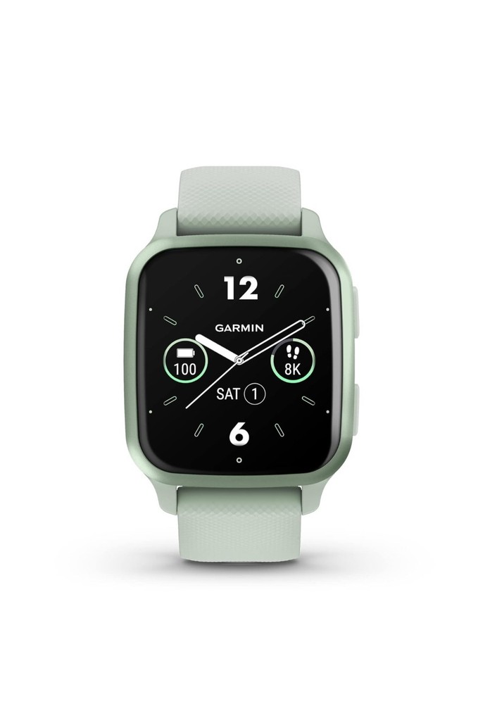 Garmin Venu SQ 2 GPS Smartwatch with AMOLED Display in Cool Mint