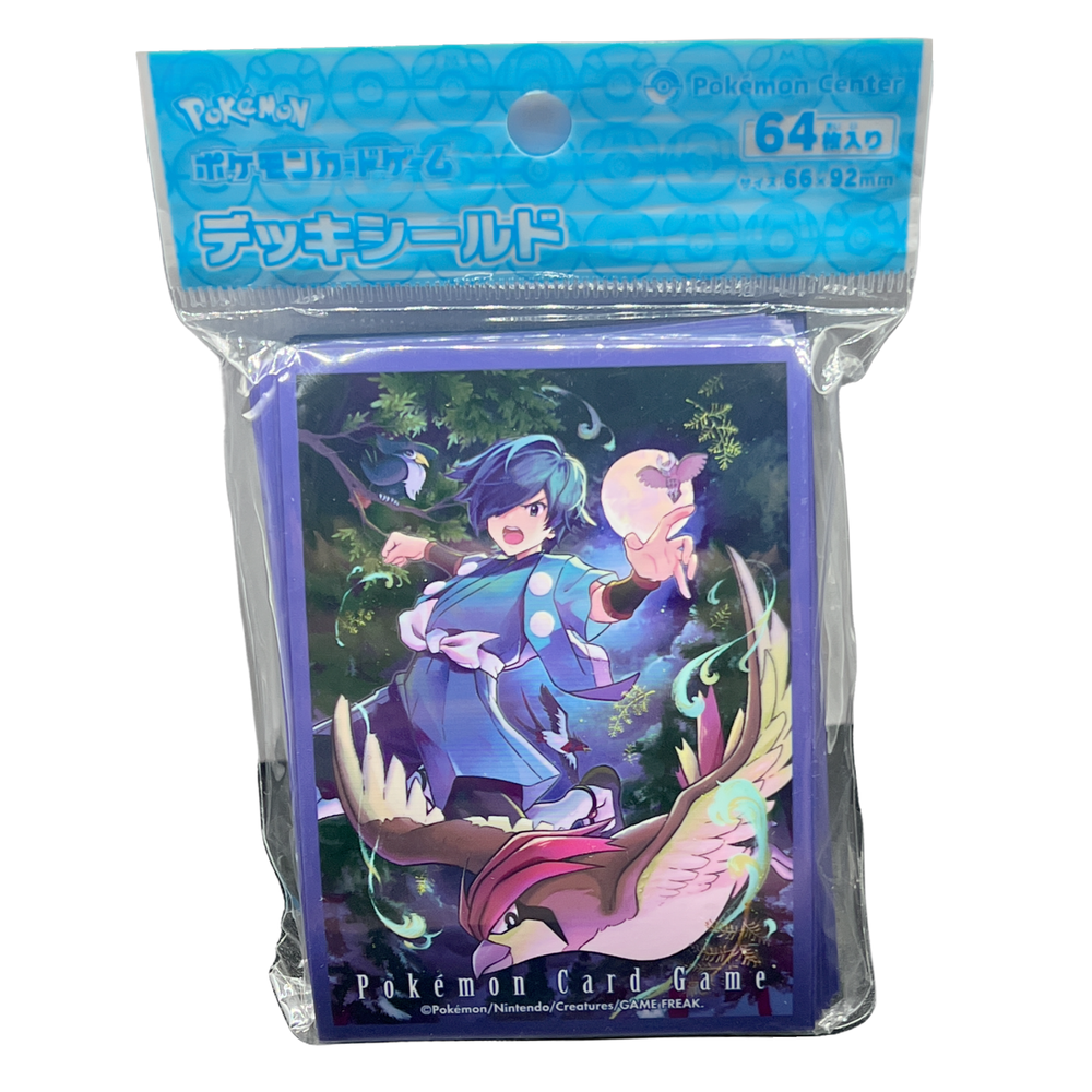 Pokemon Trainer Falkner and Pidgeot Card Sleeves Pokémon Center Japan US SELLER
