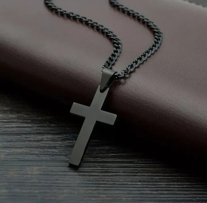Mens Womens Necklace Chain Crucifix Cross Jewellery Pendant Birthday Xmas Gift