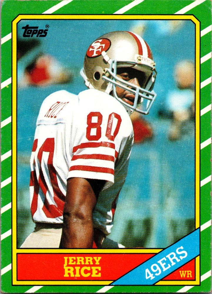 Jerry Rice 1986 Topps Rookie #161 RC EX+