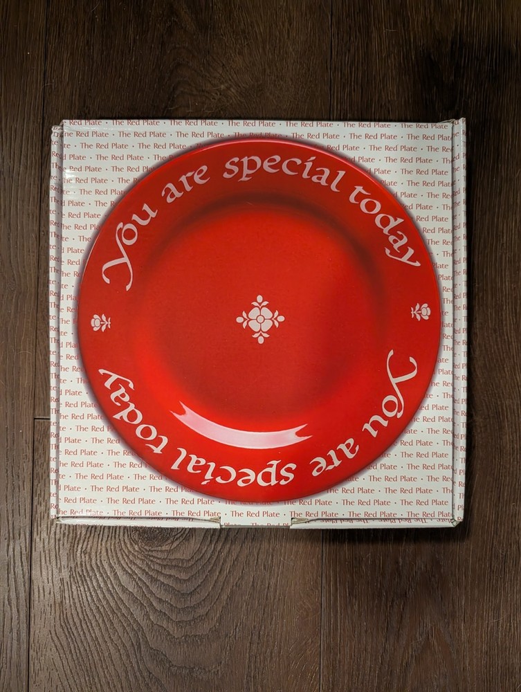 Red Plate You Are Special Brand New In Original Packaging