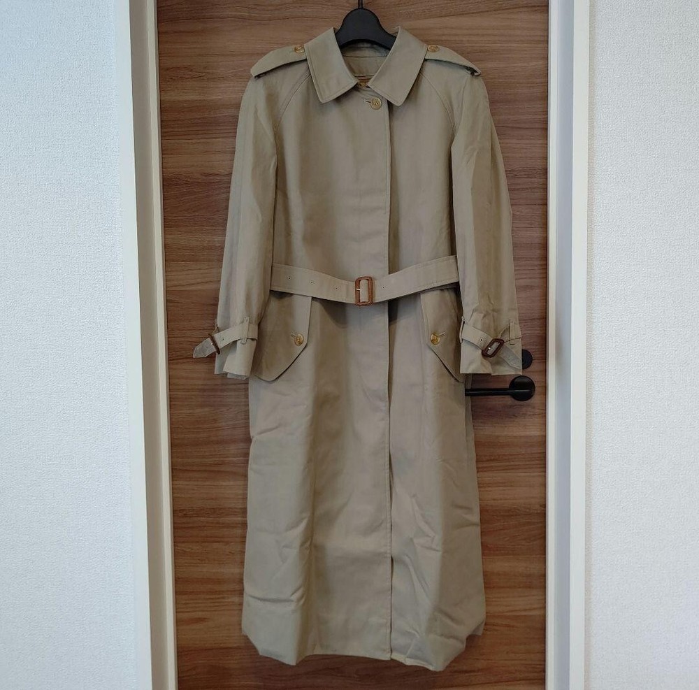 Burberry Khaki Beige Trench Coat With Liner Used Excellent+ Japan